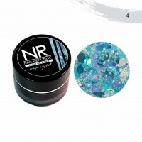 Nail Republic Гель-краска Magic crystal 004 с блестками (5 гр)