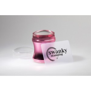 Штамп Swanky Stamping, розовый, силиконовый 4 см