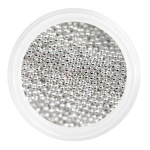 Patrisa Nail Бульонки металлические мелкие 0,6 мм Серебро (NK28)