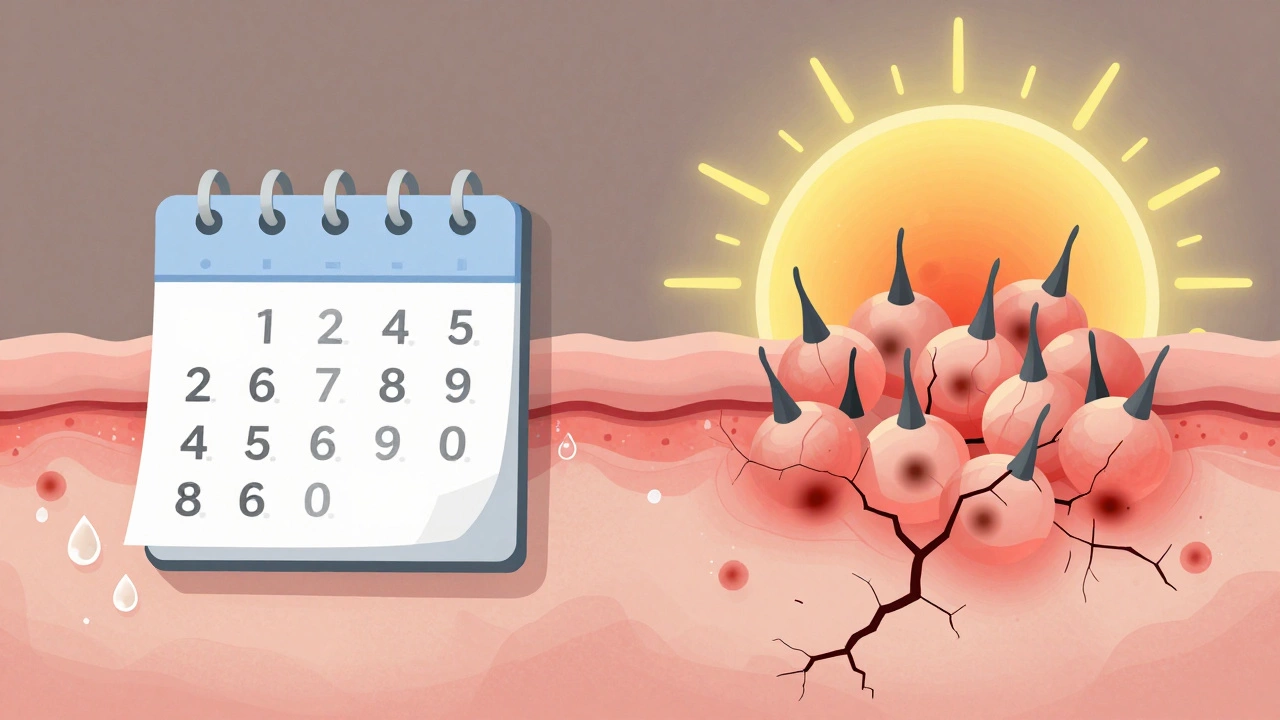 Сравнение правильного и чрезмерного графика лазерных процедур: здоровая кожа против воспалений и пигментации.